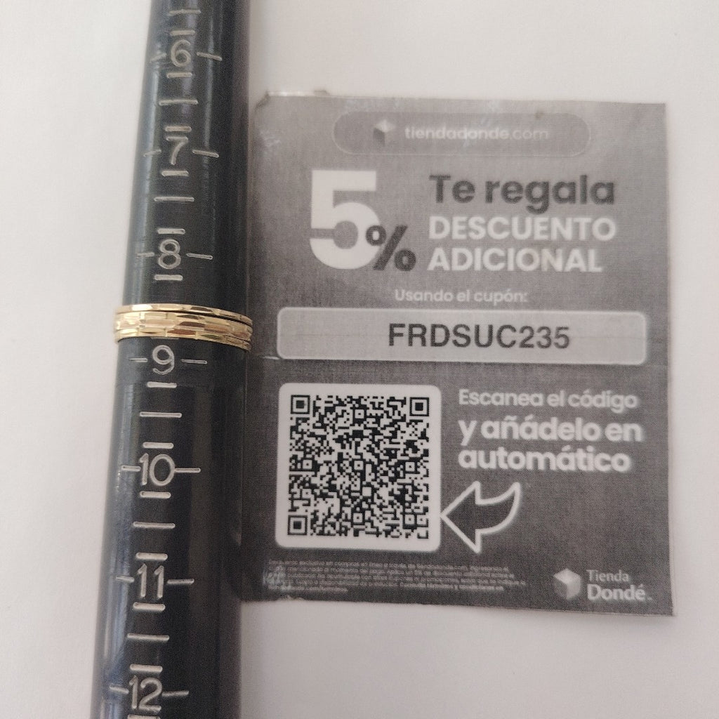 ANILLO ORO 10 K 1,90 GRMS (SEMINUEVO)