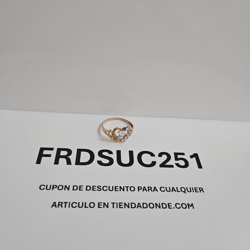 ANILLITO ORO 10 K 1.2 GRMS (SEMINUEVO)