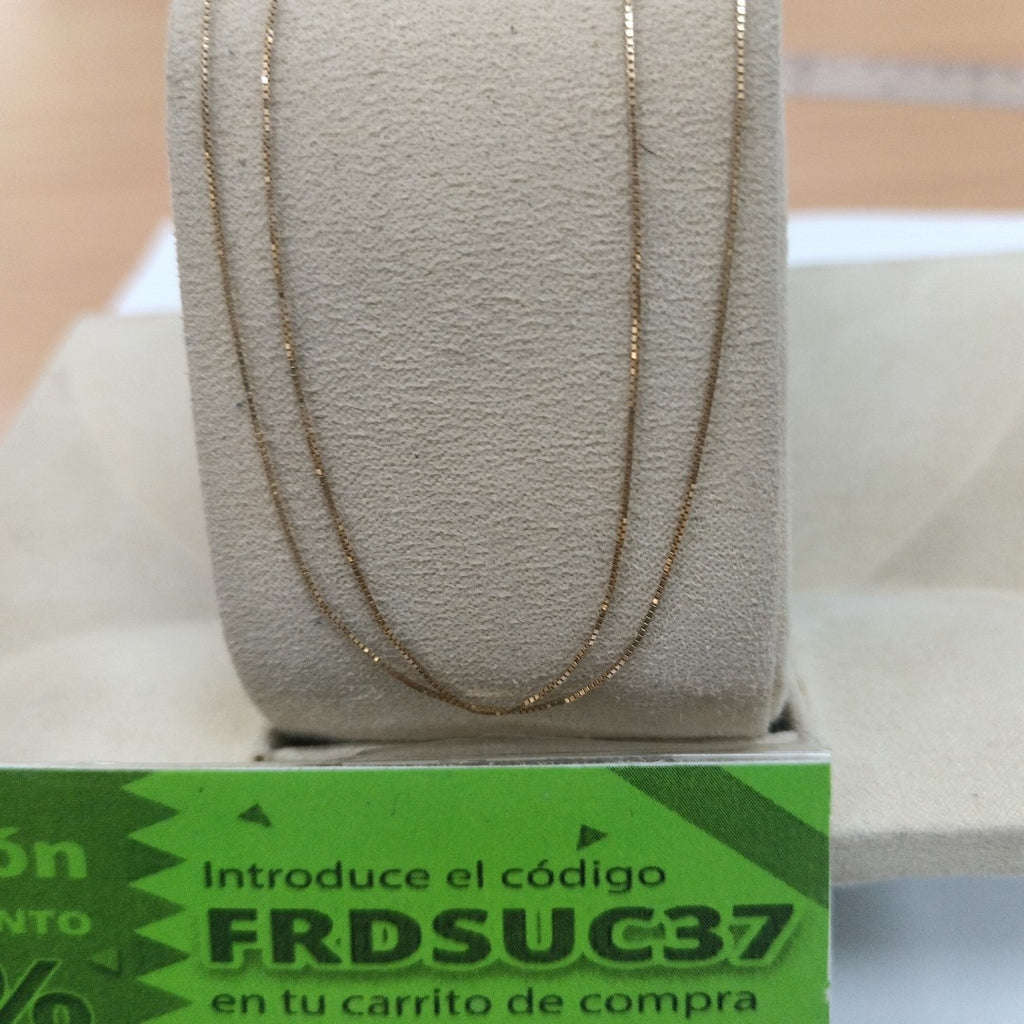 CADENA ORO 14 K 0.9 GRMS (SEMINUEVO)