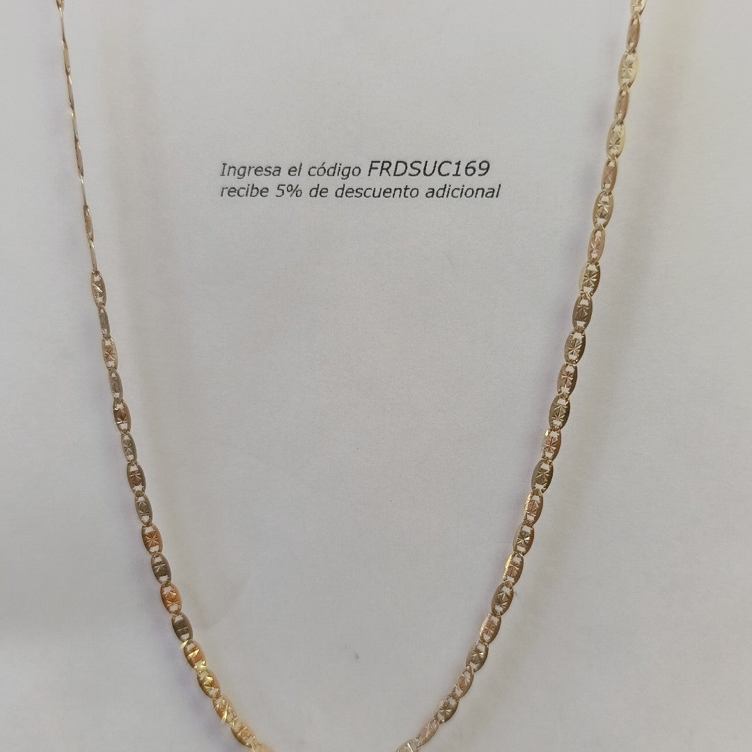 CADENA ORO 14 K 4,00 GRMS (SEMINUEVO)