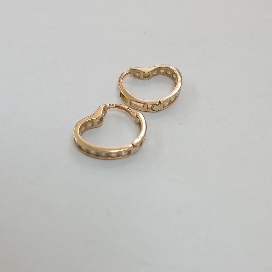 ARRACADAS PAR ORO 14 K 1,40 GRMS (SEMINUEVO)
