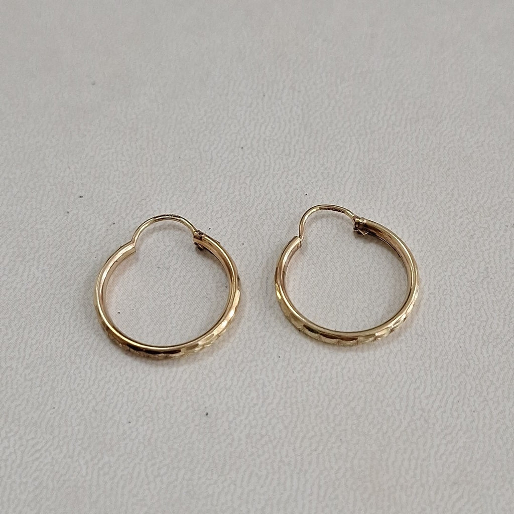 ARRACADAS PAR ORO 10 K 1.5 GRMS (SEMINUEVO)