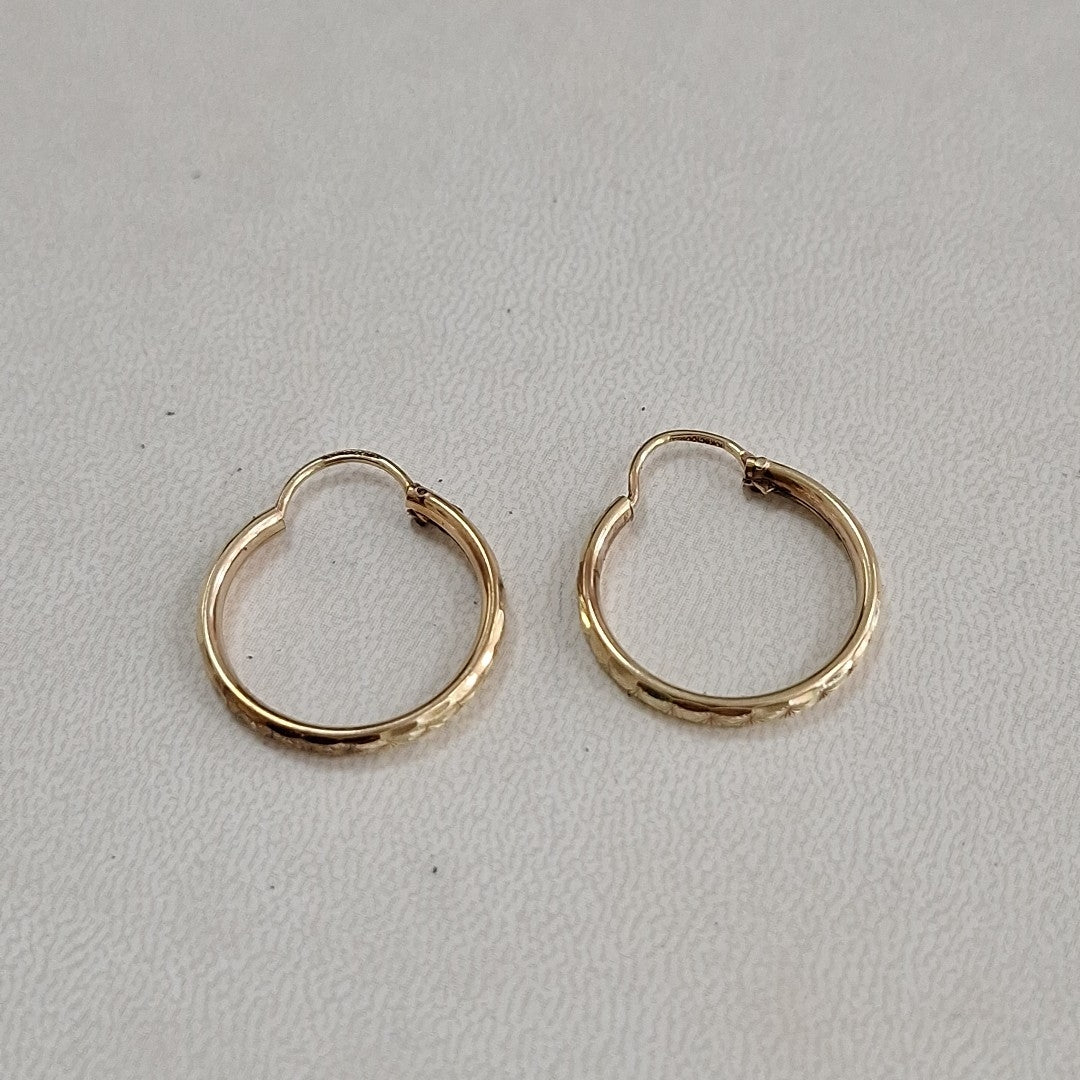 ARRACADAS PAR ORO 10 K 1.5 GRMS (SEMINUEVO)