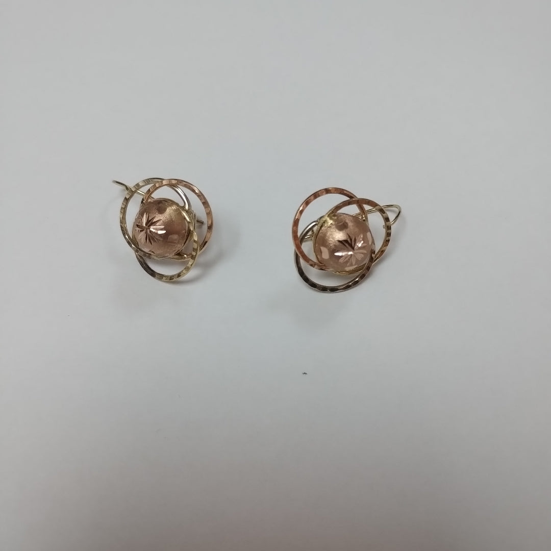 ARETES PAR ORO 14 K 2.6 GRMS (SEMINUEVO)