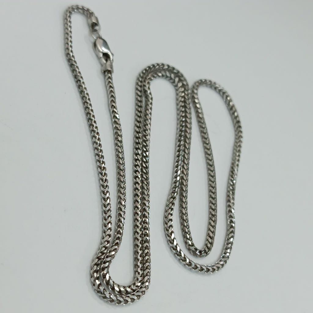 CADENA ORO BLANCO 14 K 7,60 GRMS (SEMINUEVO)
