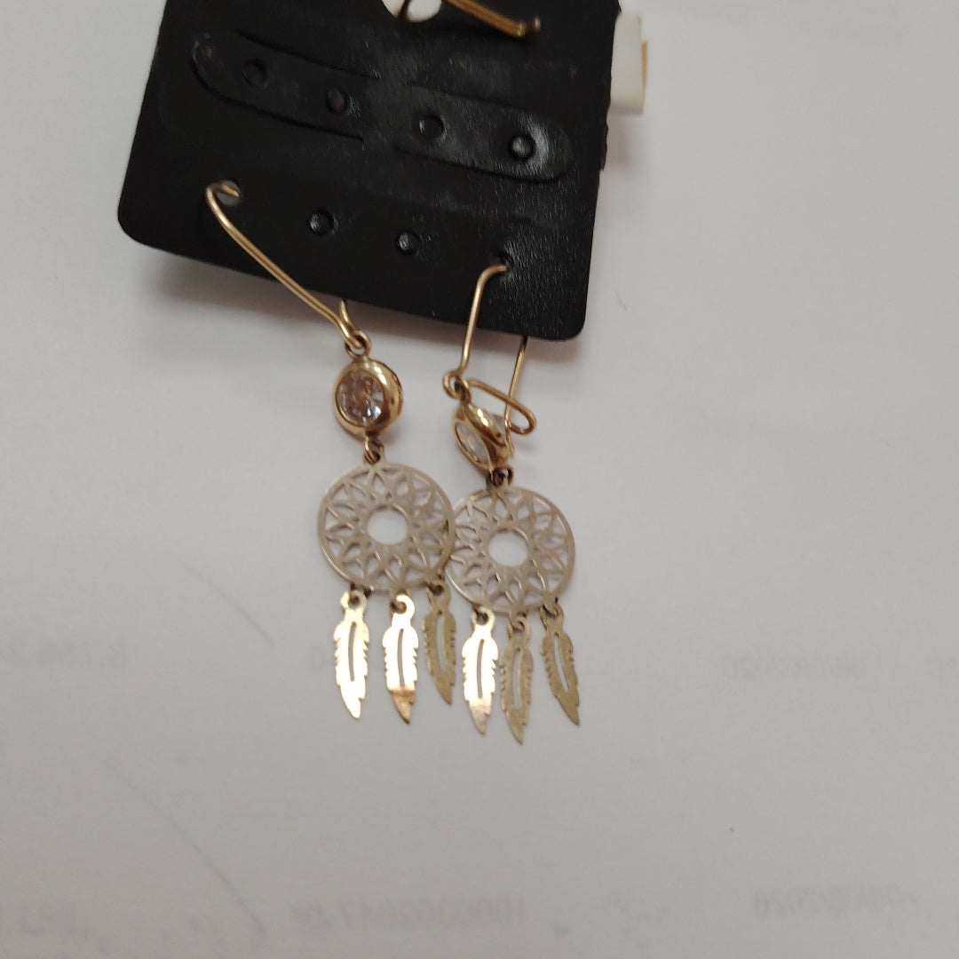 ARETES PAR ORO 10 K 1.7 GRMS (SEMINUEVO)