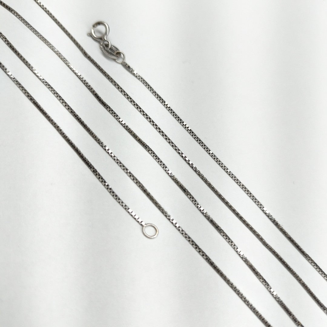 CADENA ORO BLANCO 14 K 1,80 GRMS (SEMINUEVO)