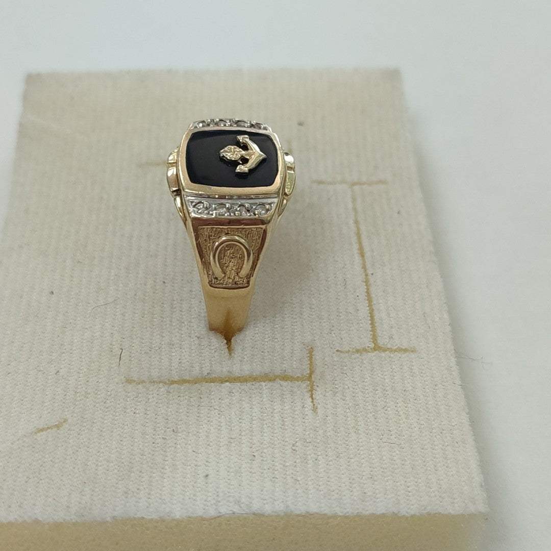 ANILLO ORO 14 K 6 GRMS (SEMINUEVO)