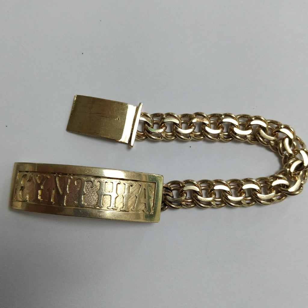 ESCLAVA ORO 10 K 35.9 GRMS (SEMINUEVO)