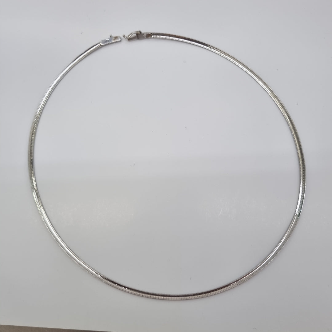 GARGANTILLA ORO BLANCO 14 K 16 GRMS (SEMINUEVO)
