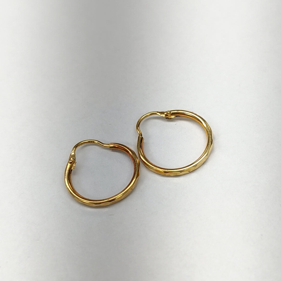 ARRACADAS PAR ORO 10 K 0.7 GRMS (SEMINUEVO)