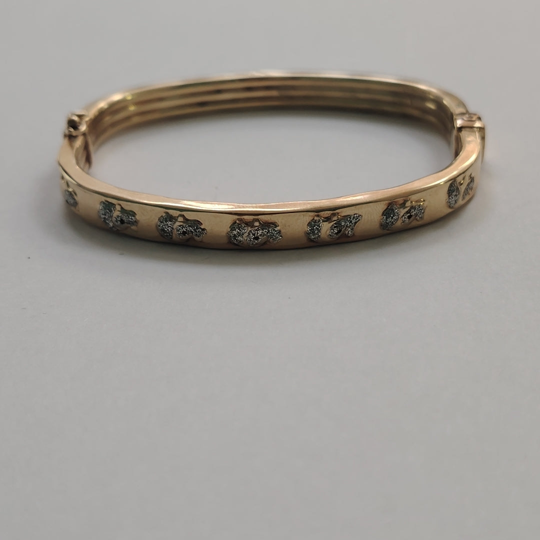 PULSERA RIGIDA ORO 14 K 8.7 GRMS (SEMINUEVO)