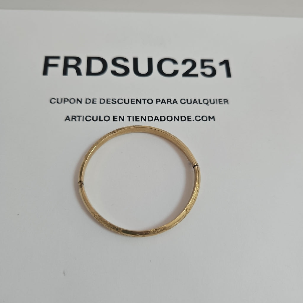 PULSERA RIGIDA ORO 14 K 4,70 GRMS (SEMINUEVO)