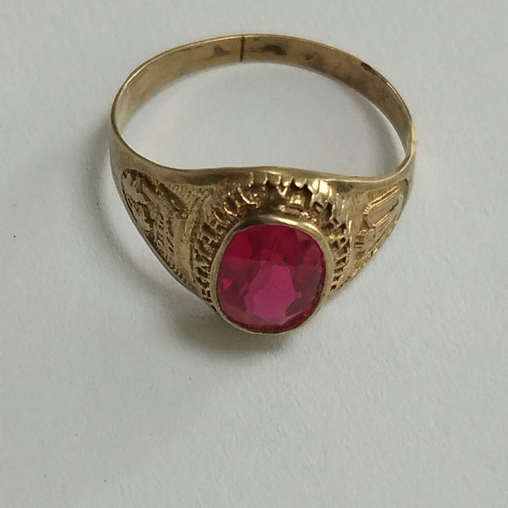 ANILLO DE GRADUACIÓN ORO 10 K 1,50 GRMS (SEMINUEVO)