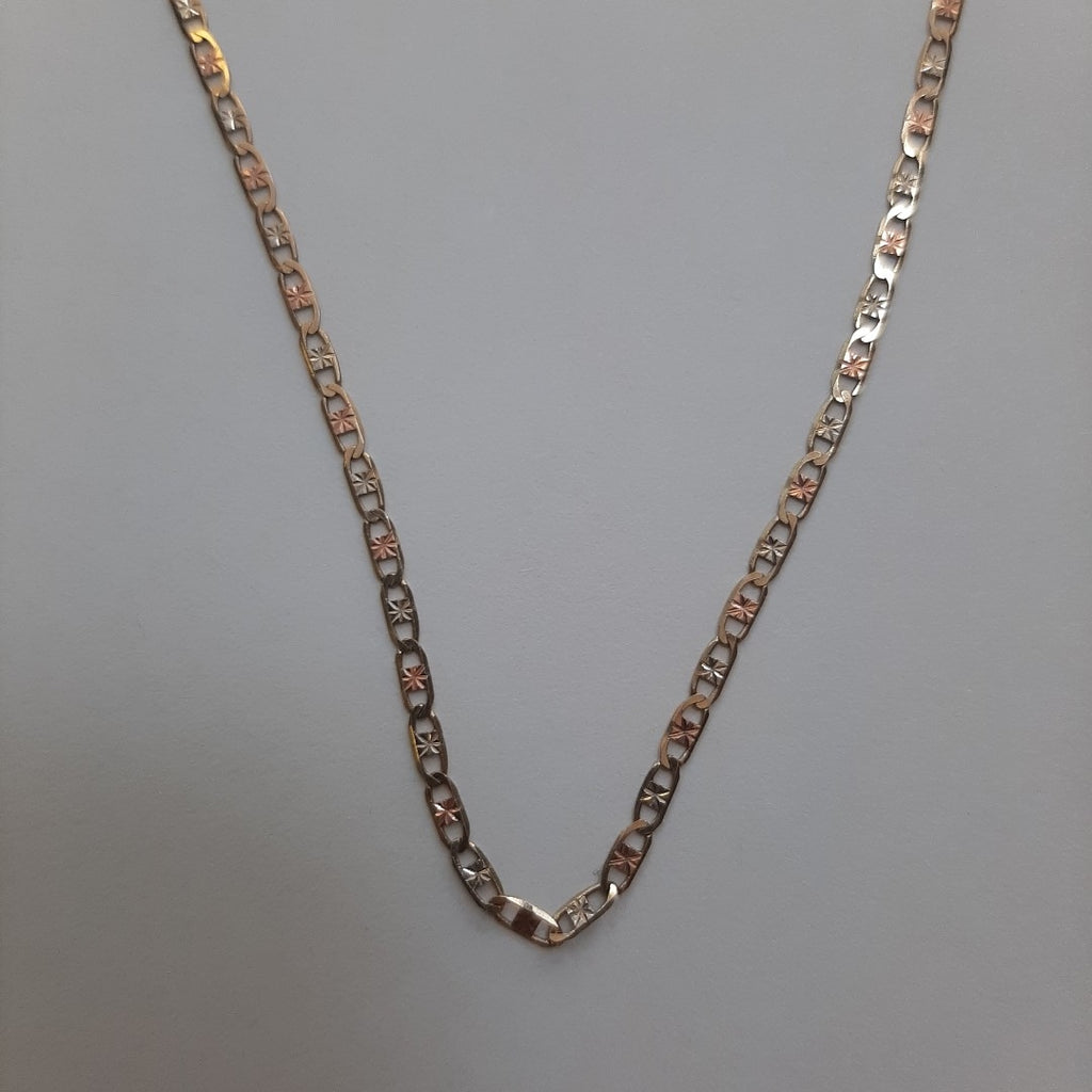 CADENA ORO COMBINADO 10 K 2.2 GRMS (SEMINUEVO)