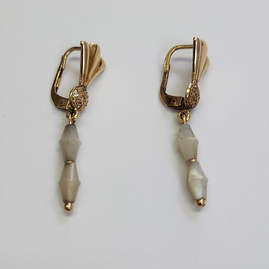ARETES PAR ORO 14 K 2.8 GRMS (SEMINUEVO)