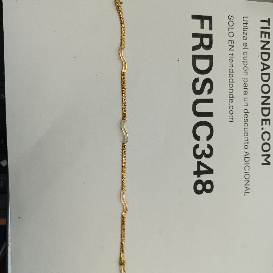 PULSERA ORO 14 K 5.5 GRMS (SEMINUEVO)