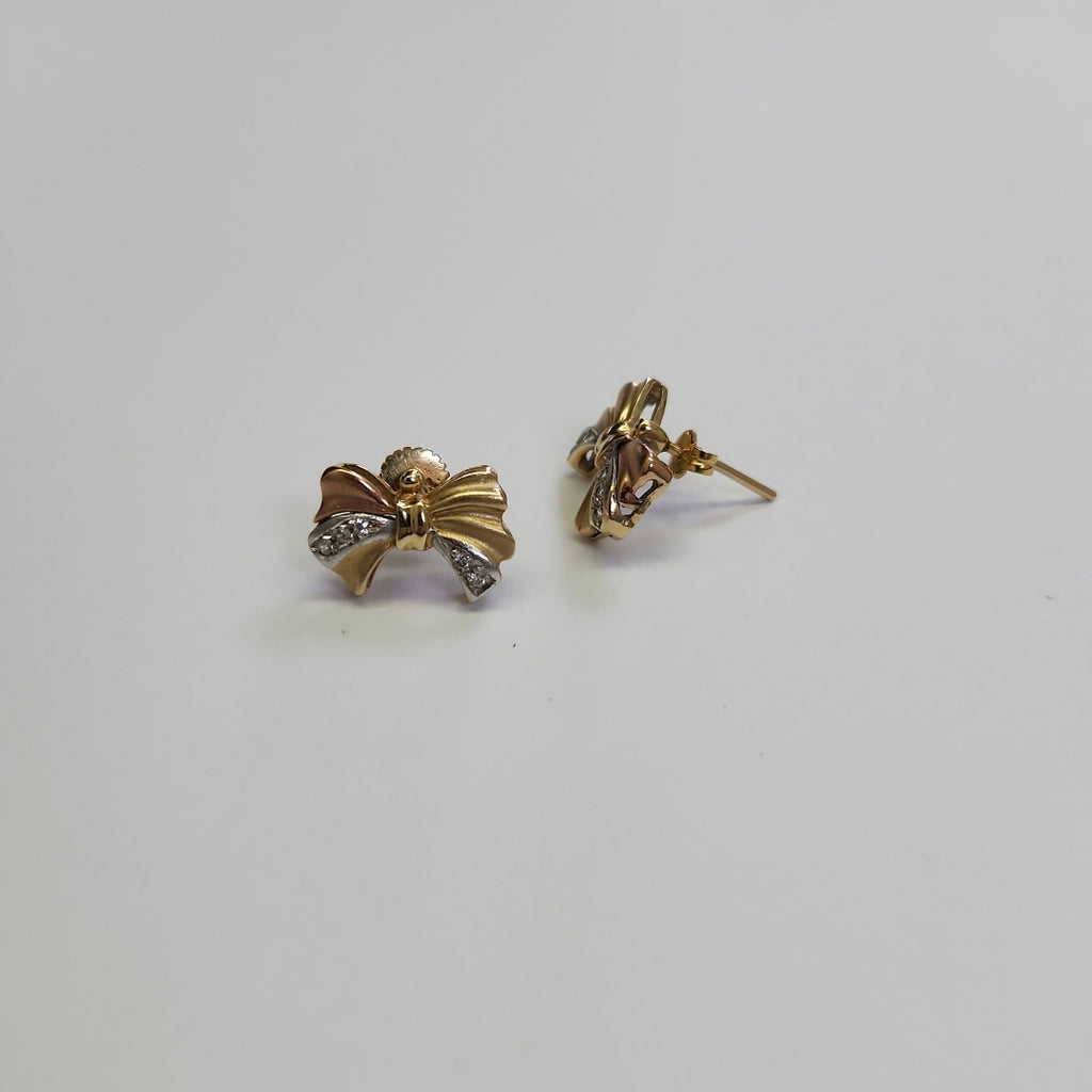 BROQUELES PAR ORO 14 K 3,40 GRMS (SEMINUEVO)