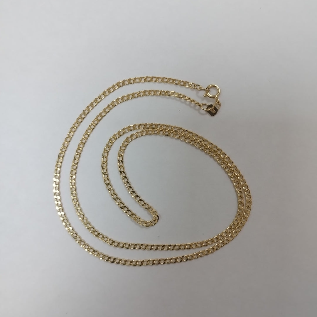 CADENAS BARBADA AMARILLA ORO 14K 1.9 (NUEVO)