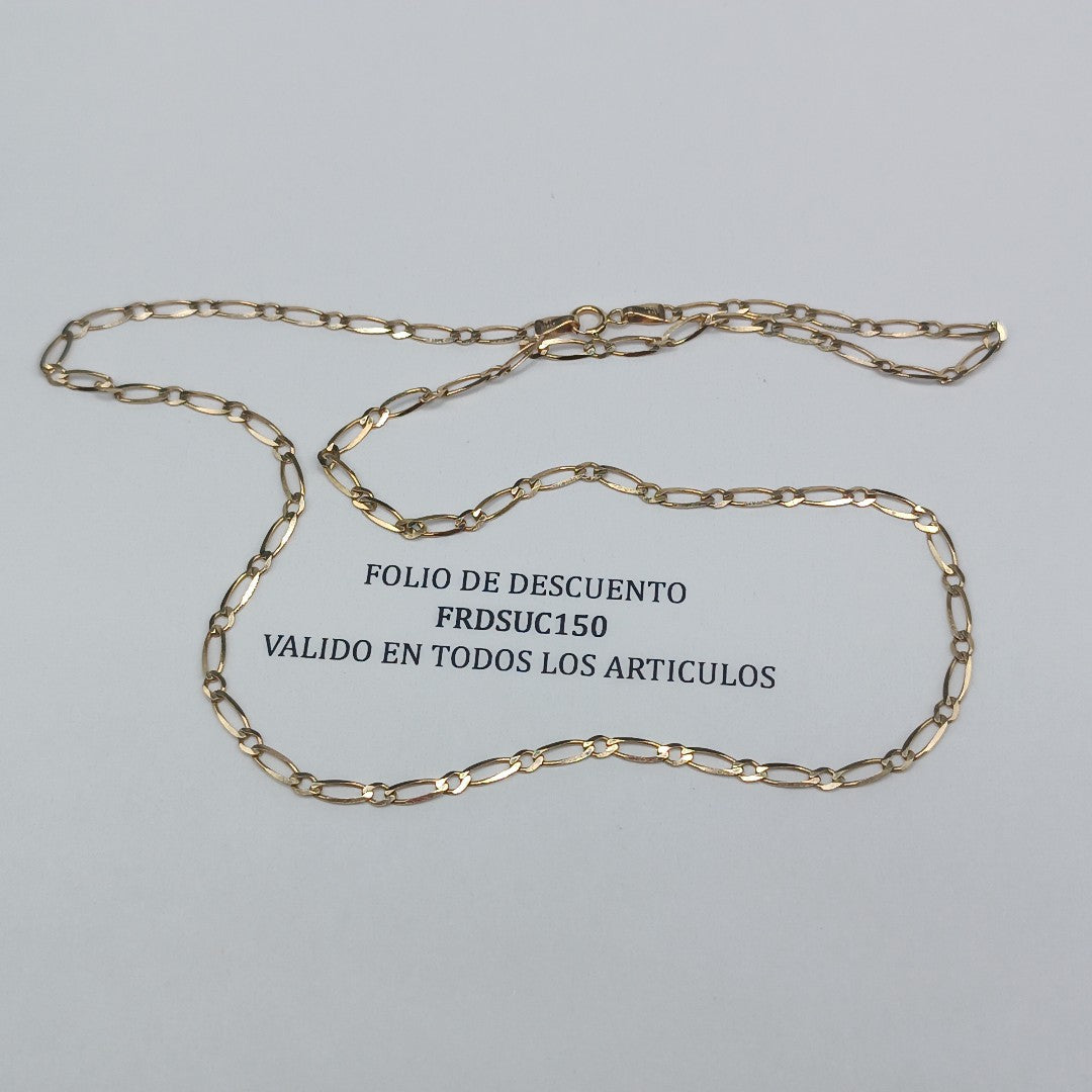 CADENA ORO 14 K 3.4 GRMS (SEMINUEVO)