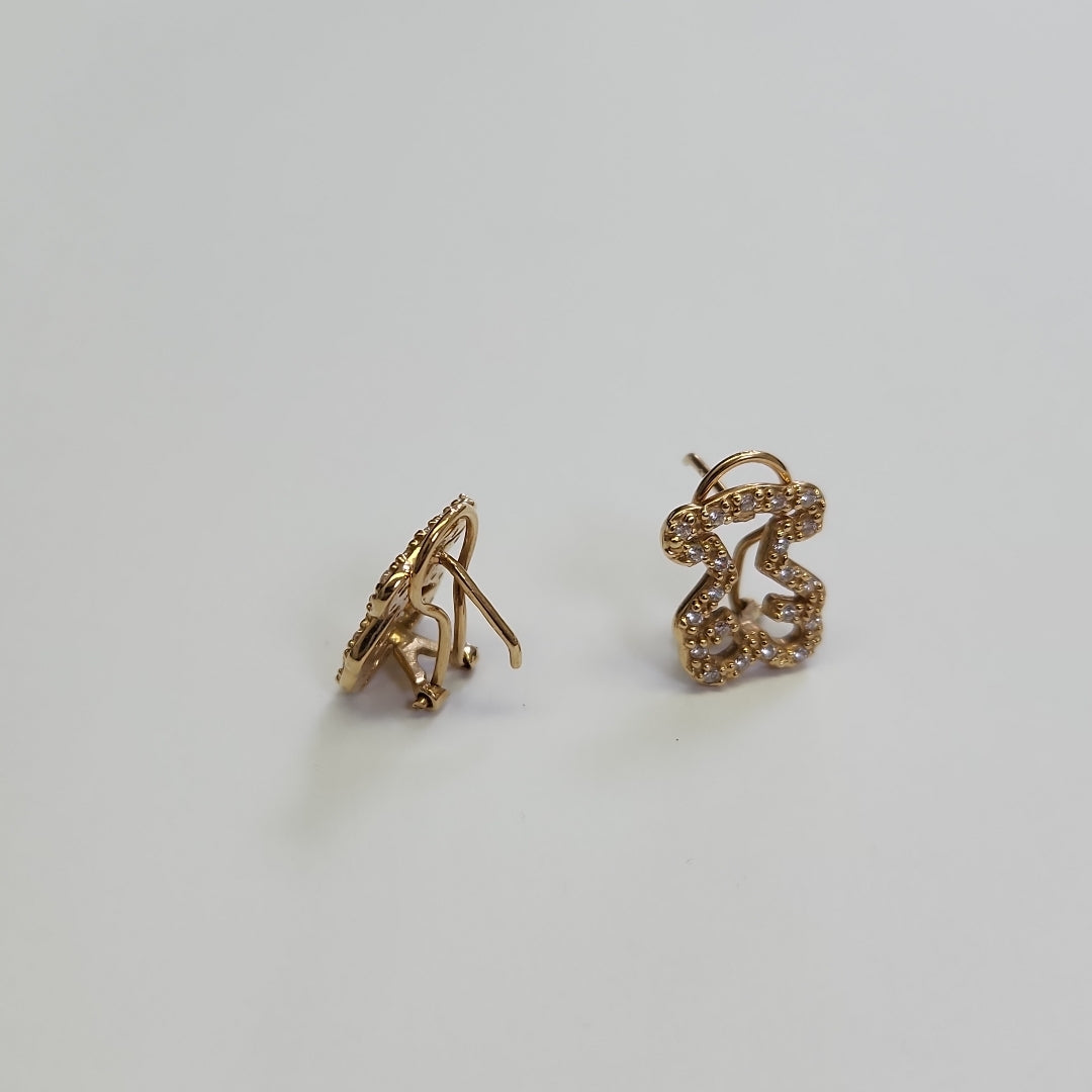 ARETES PAR ORO 14 K 4,20 GRMS (SEMINUEVO)