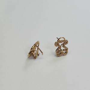 ARETES PAR ORO 14 K 4,20 GRMS (SEMINUEVO)