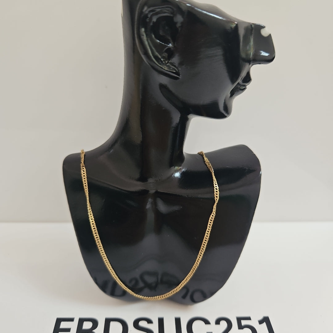 CADENA ORO 14 K 2,10 GRMS (SEMINUEVO)