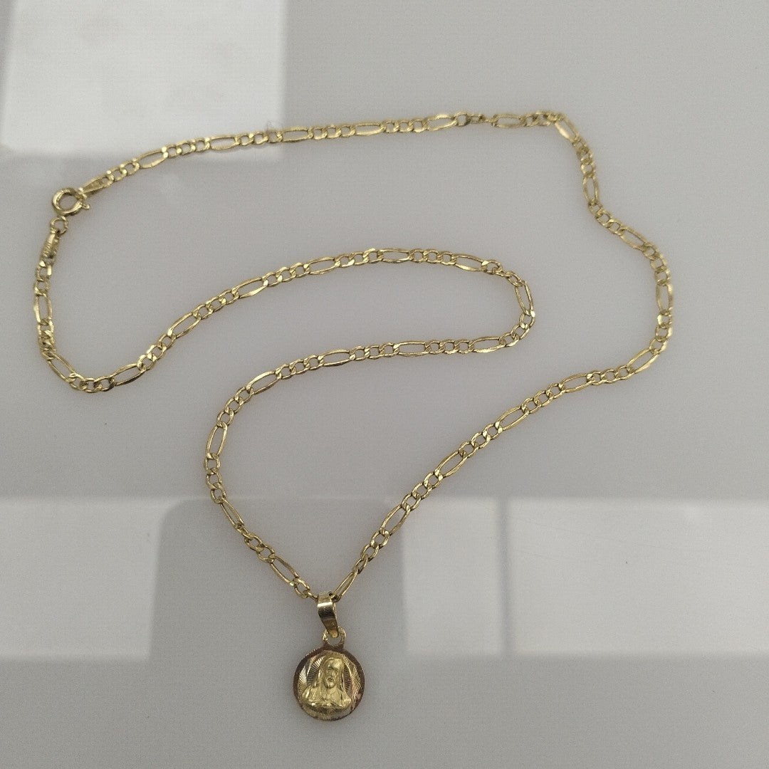 CADENA, DIJE ORO 12 K 2.4 GRMS (SEMINUEVO)