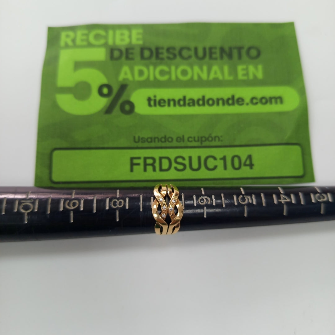 ANILLO ORO 14 K 3,20 GRMS (SEMINUEVO)