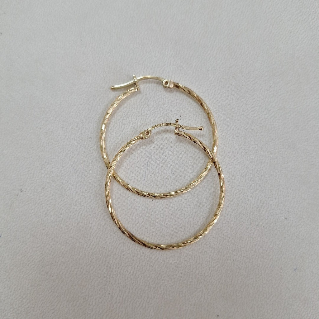 ARRACADAS PAR ORO 10 K 1.9 GRMS (SEMINUEVO)