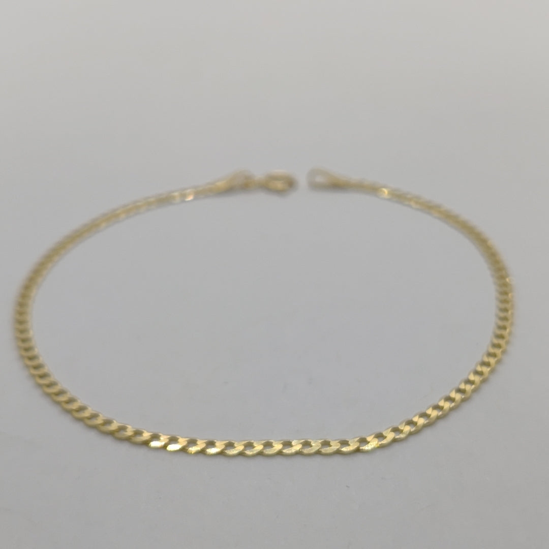 PULSERAS DAMA BARBADA AMARILLA ORO 14K 1.2 (NUEVO)