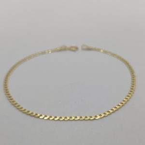 PULSERAS DAMA BARBADA AMARILLA ORO 14K 1.2 (NUEVO)