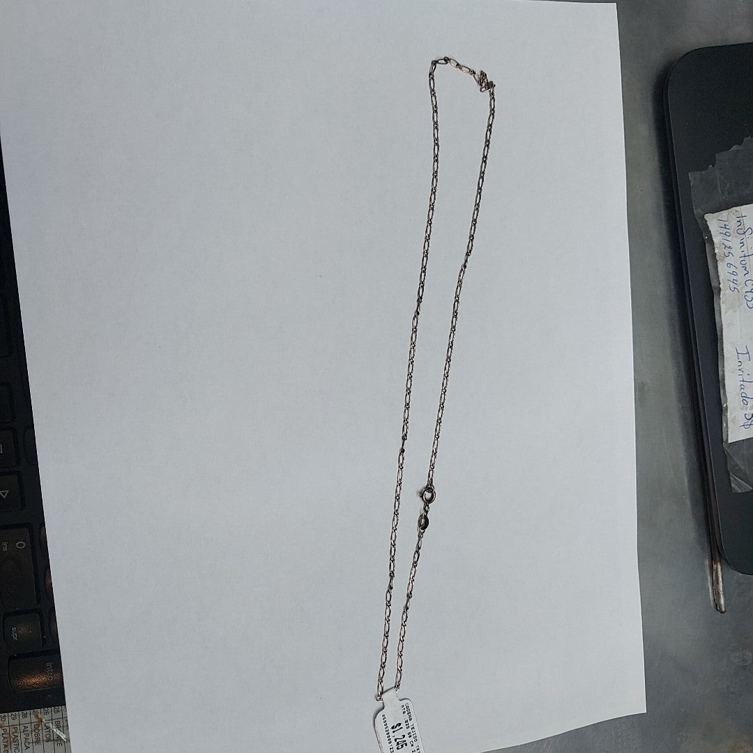 CADENA TEJIDO 1X1 PLATA .925 50 CM 2.9 GR (NUEVO)
