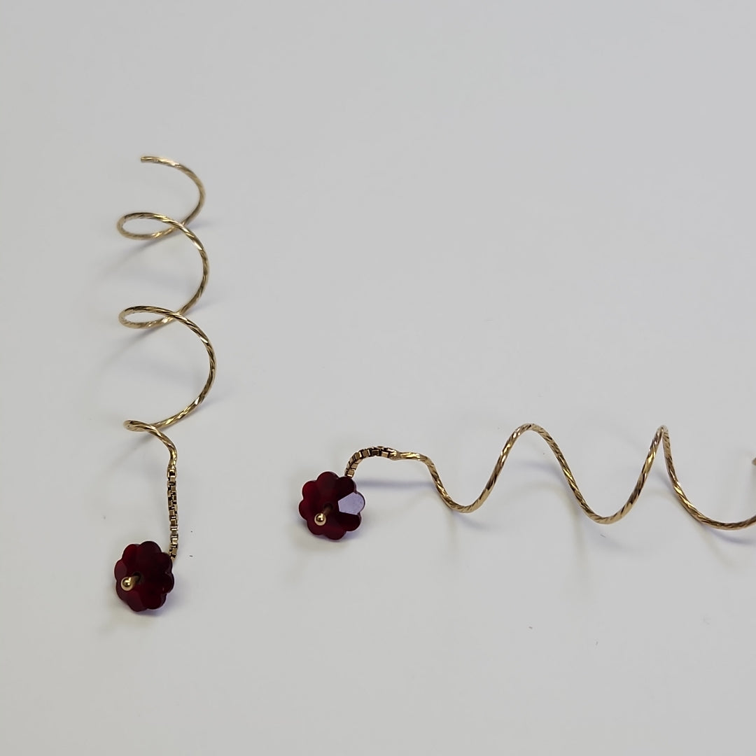 ARETES PAR ORO 10 K 2,00 GRMS (SEMINUEVO)