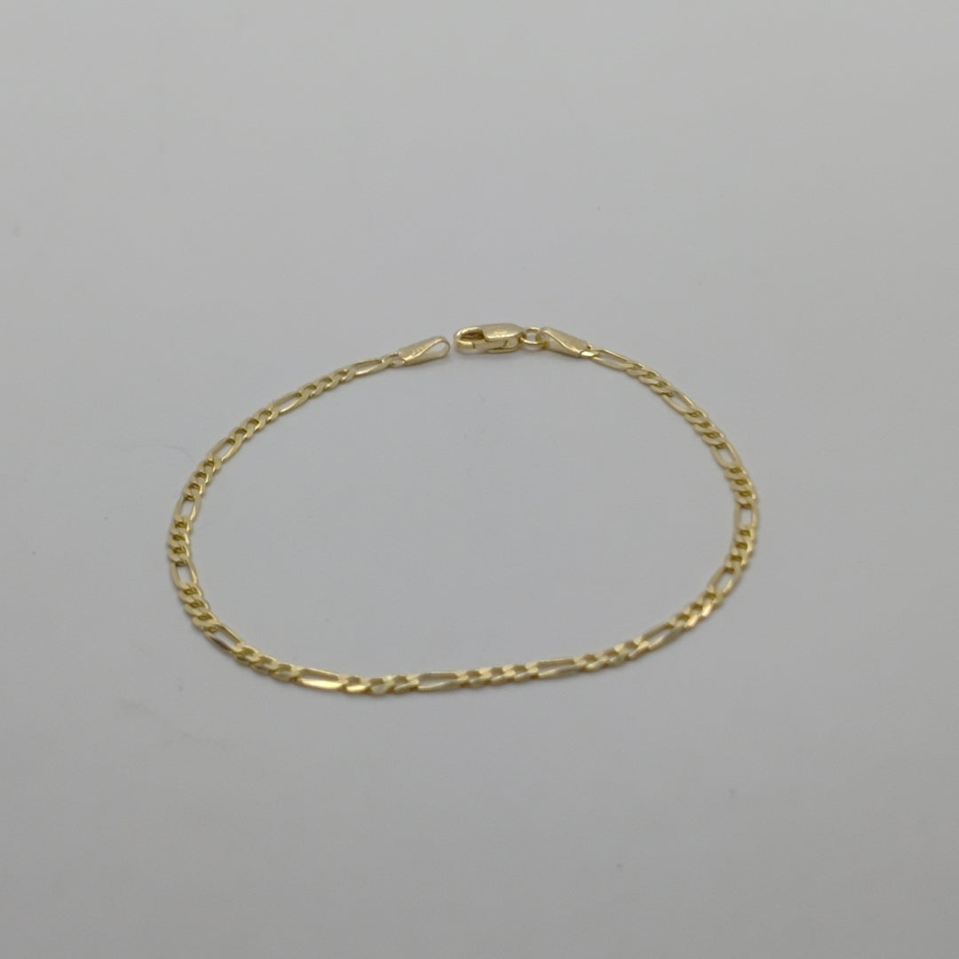 PULSERAS DAMA CARTIER 3 1 AMARILLA ORO 14K 1.9 (NUEVO)