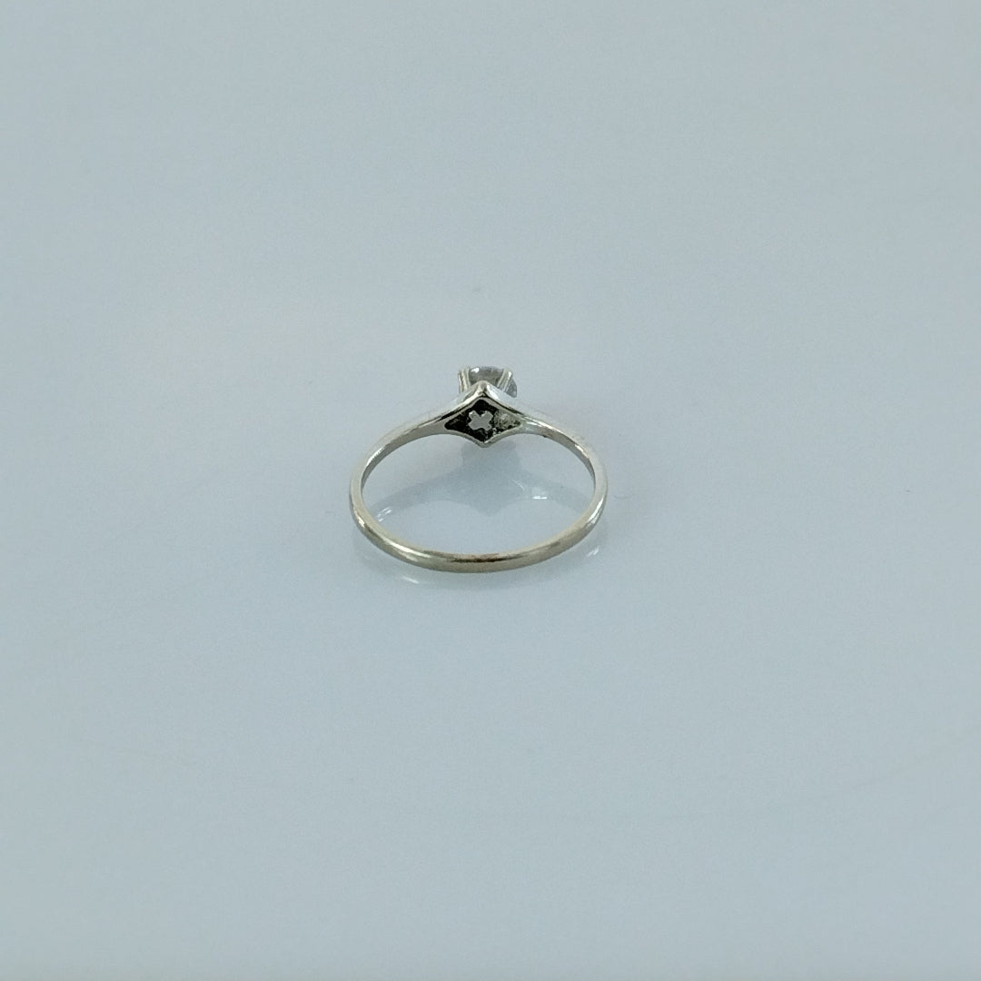 SOLITARIO ORO BLANCO 14 K 1,40 GRMS (SEMINUEVO)