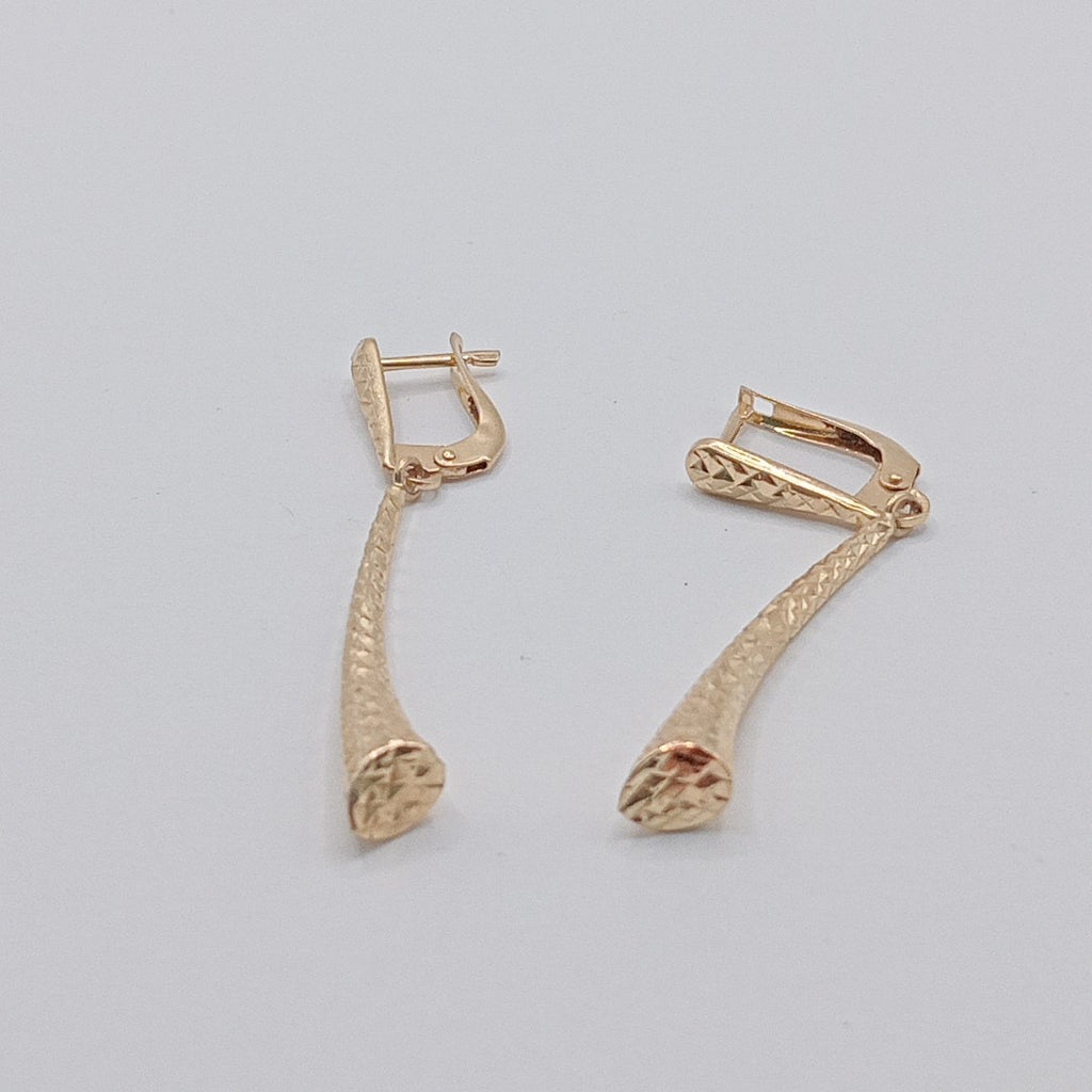 ARETES PAR ORO 14 K 2,70 GRMS (SEMINUEVO)