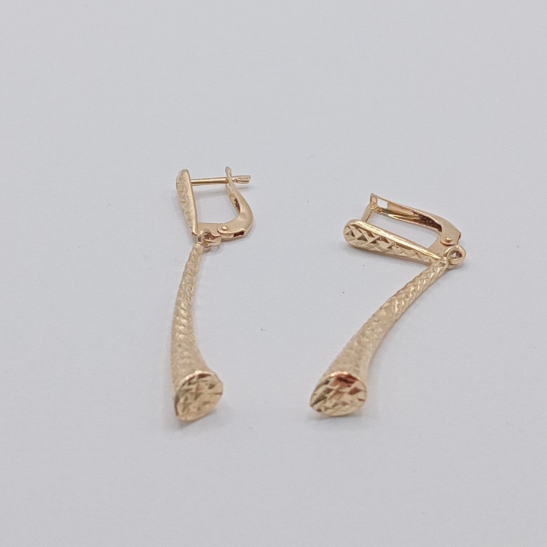 ARETES PAR ORO 14 K 2,70 GRMS (SEMINUEVO)