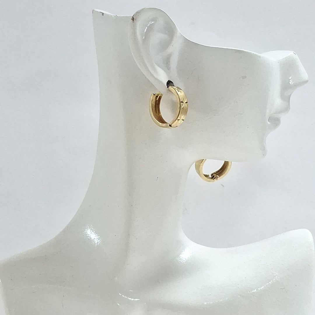 ARRACADAS PAR ORO 14 K 2.2 GRMS (SEMINUEVO)