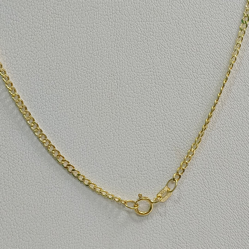 CADENAS BARBADA AMARILLA ORO 14K 1.9 (NUEVO)