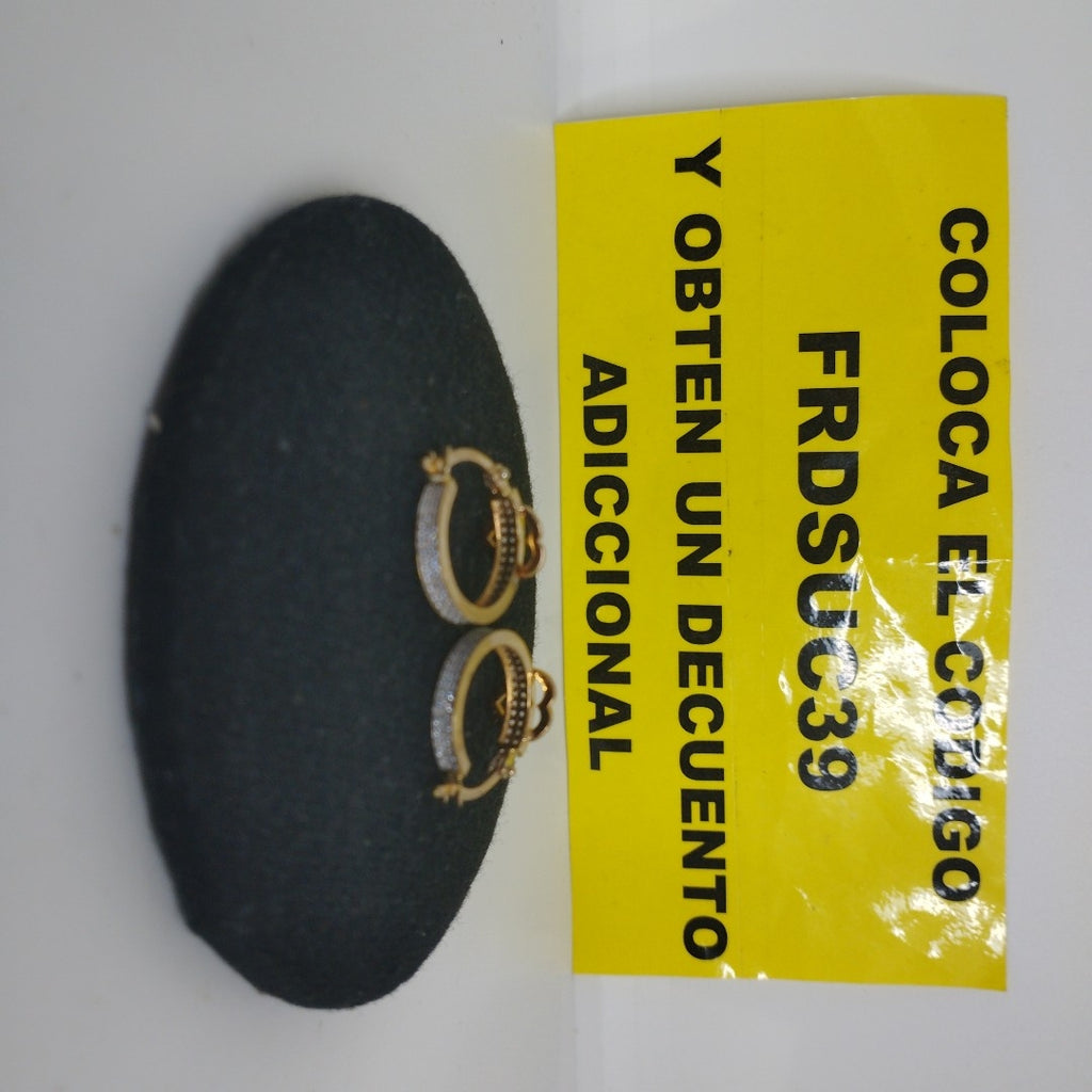 ARRACADAS PAR ORO 14 K 3,10 GRMS (SEMINUEVO)