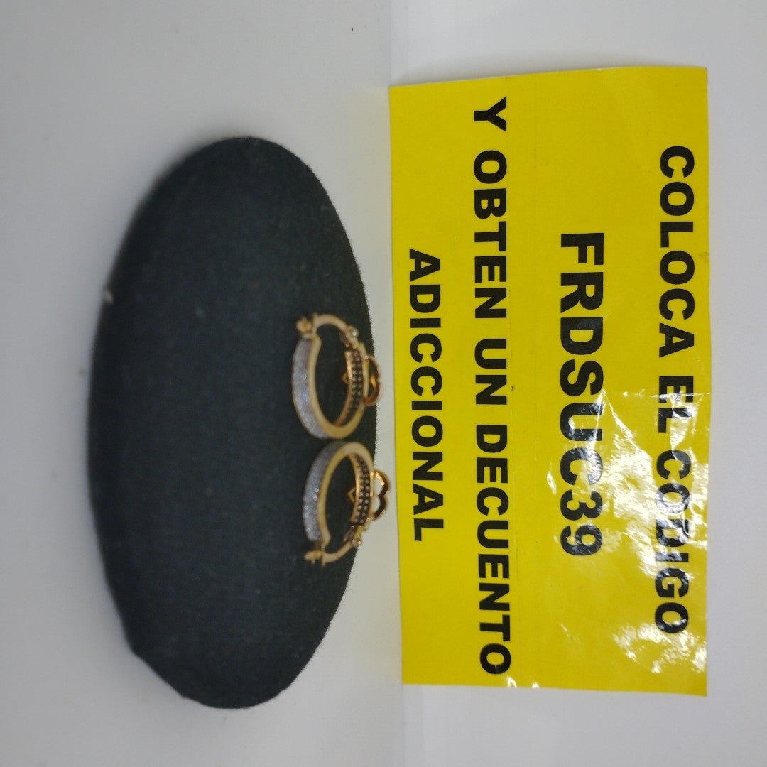 ARRACADAS PAR ORO 14 K 3,10 GRMS (SEMINUEVO)