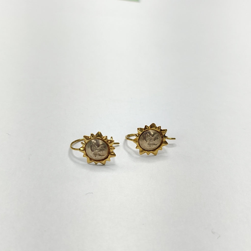 ARRACADAS PAR ORO 14 K 0.8 GRMS (SEMINUEVO)