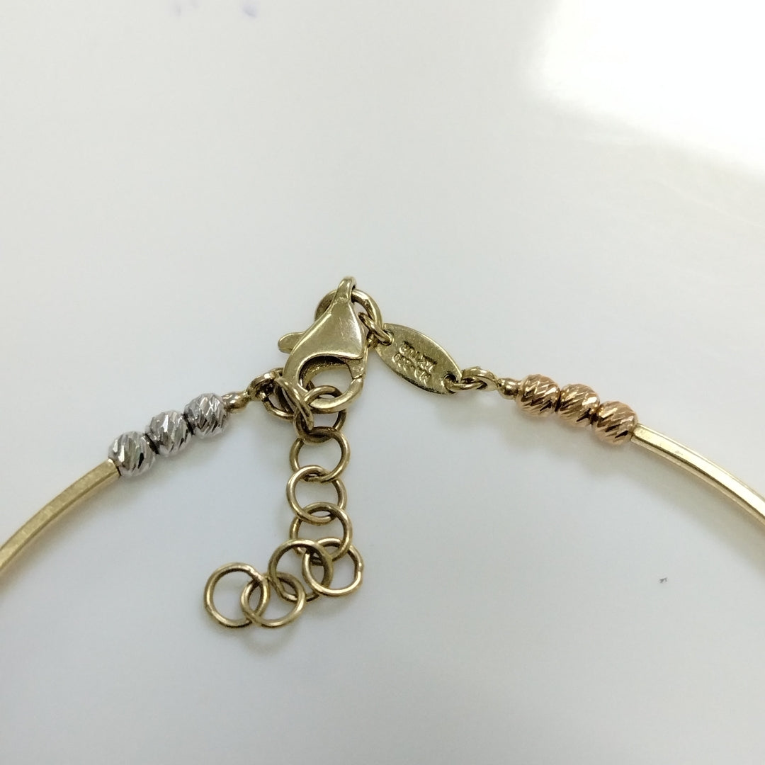 PULSERA RIGIDA ORO 14 K 4,10 GRMS (SEMINUEVO)