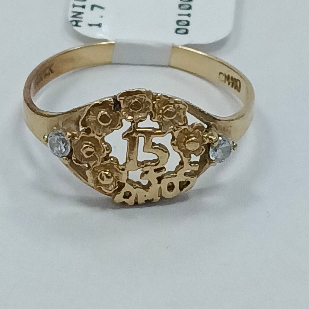 ANILLITO ORO 10 K 1.7 GRMS (SEMINUEVO)
