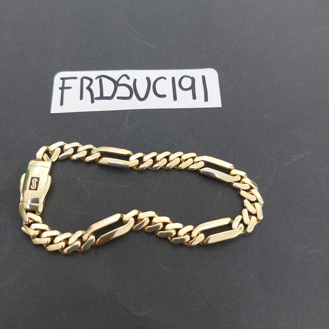 PULSERA MONACO ORO 14K 6.6 (NUEVO)
