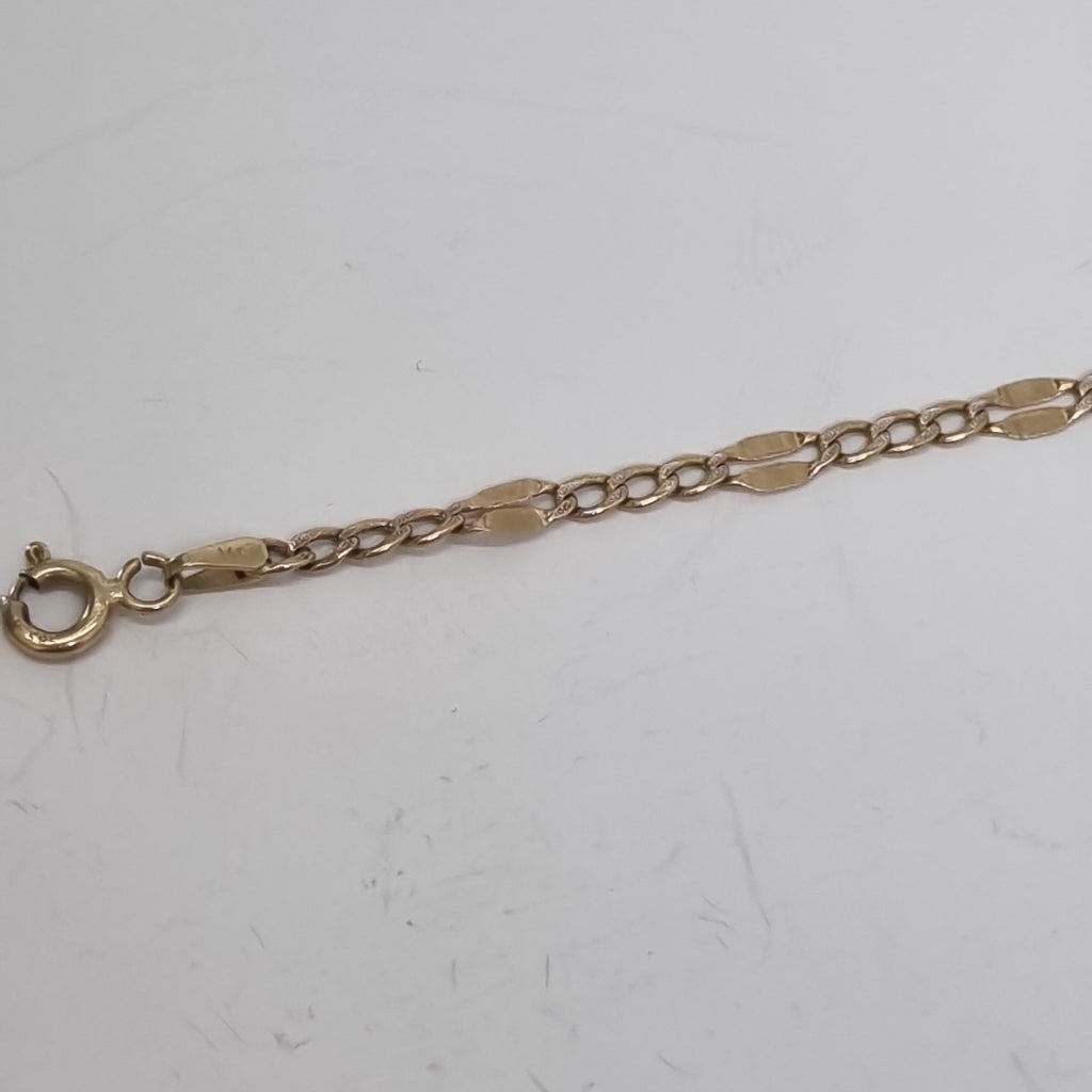 PULSERA ORO 14 K 0.9 GRMS (SEMINUEVO)