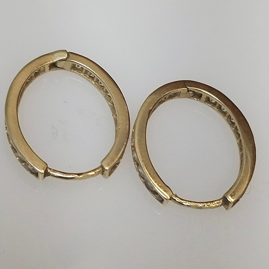 ARRACADAS PAR ORO 10 K 1 GRMS (SEMINUEVO)