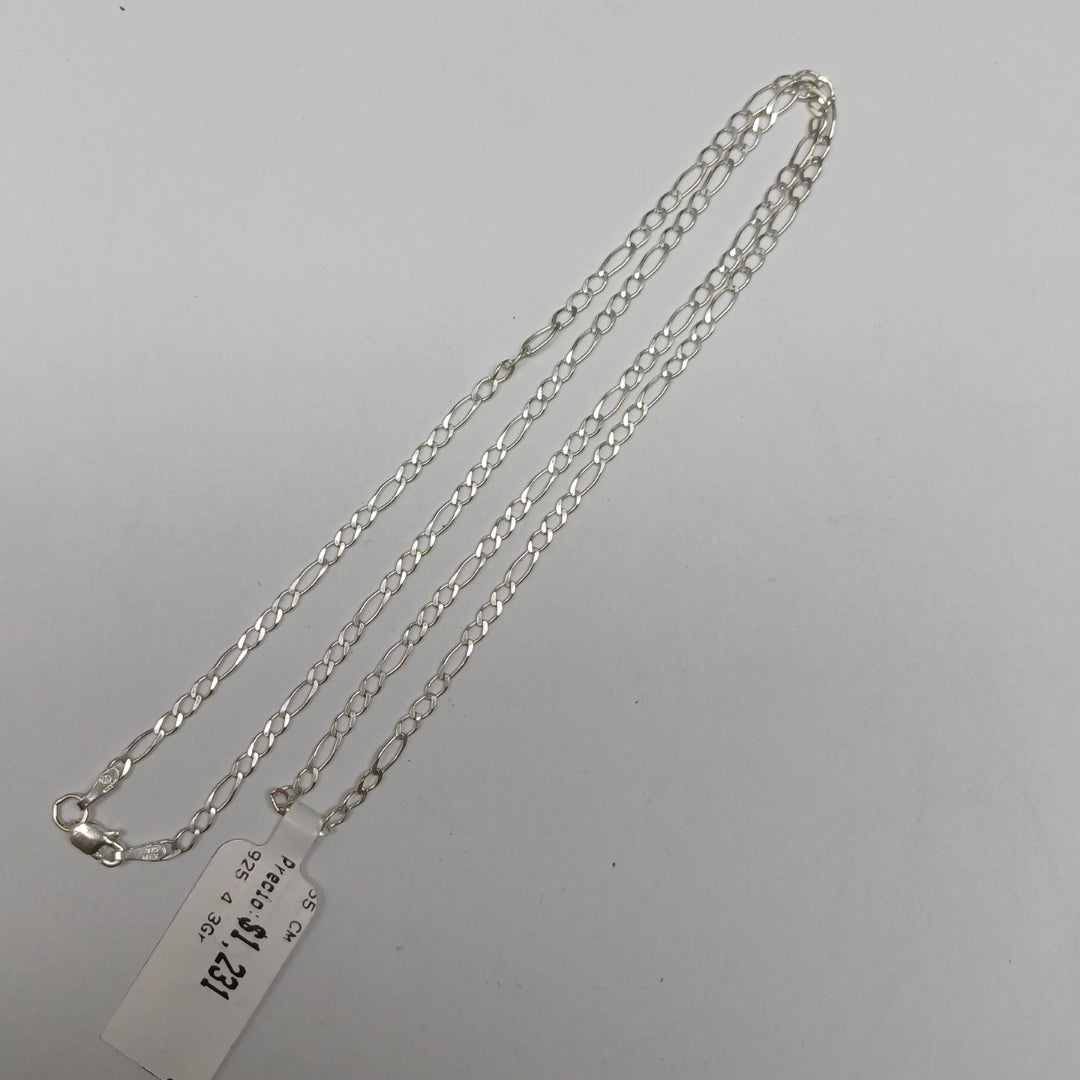 CADENA 3X1 PLATA .925 55 CM 4.33 GR (NUEVO)
