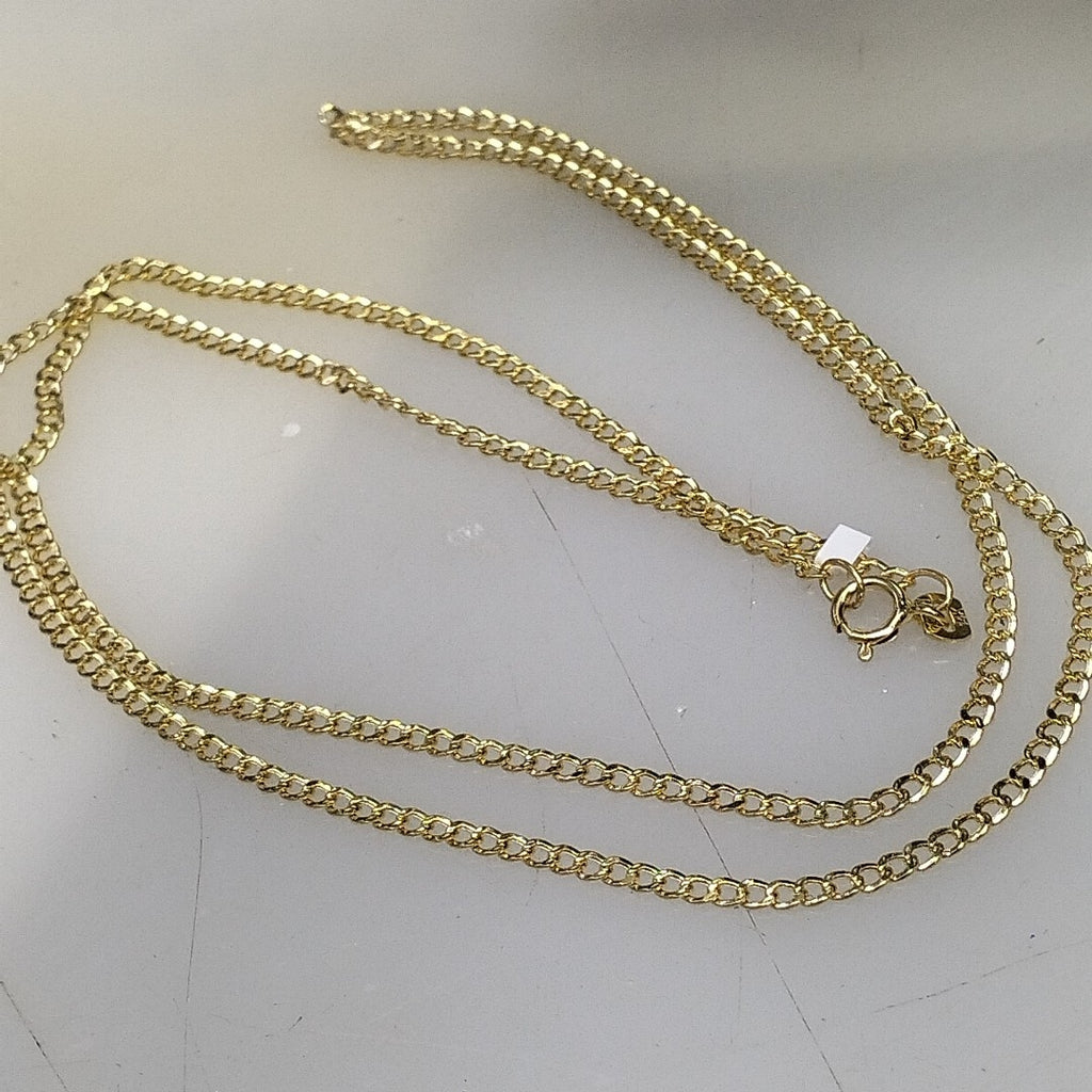 CADENAS BARBADA AMARILLA ORO 14K 2.1 (NUEVO)